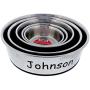 Joy of Giving Personalized Stainless Steel Bowl with Rubber Base