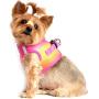 Ultra Choke Free Step in Reflective Dog Harness American River Ombre Raspberry Pink Orange