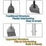 Pet Poop Tray & Spade Set Dog Cat Waste Removal Scoop with 37.4'' Long Detachable Handle¡­