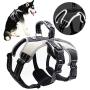Mihachi Secure Dog Harness - Escape-Proof Reflective Dogs Vest with Lift Handle for Training Outdoor Adventures