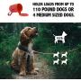 Doo Doo Tube Filled Dog Waste Bag Holder - Reusable Dog Poop Bag Tube Designed to Keep in Odors and Germs (Red)