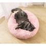 Vivi Bear Cat Bed Dog Bed Round pet nest Extra Soft Comfortable Cute,Cat Cushion Bed Washable,Oval Donut Nesting Cave Bed Suitable for Cats and Small Medium Dogs