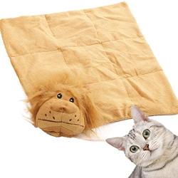 Yagamii Pet Toys Squeak Plush Mat with Sound Paper Inside,Cats Play Cushion Pad for Small Medium Large Dog Cats,Pets Fun Toy Entertainment Exercise Tool to Keep Fit