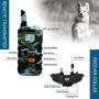 Peteme Dog Training Collar with Remote, Dog Shock Training Collar Rechargeable with Beep/Vibration/16 Shock Levels,100% Waterproof, 1200ft Remote Trainer Range Collar for Small Medium Large Dogs…