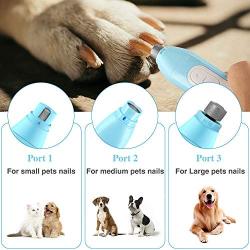 BABYLTRL Dog Nail Grinder & Dog Clippers, 2 in 1 Pet Nail Grinder 3 Speed Rechargeable Dog Grooming Clippers Painless Paws Smoothing Dog Nail Trimmers Low Noise for Large Medium Small Dogs & Cats