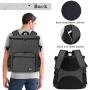 Teamoy Dog Travel Backpack, Pet Supplies Weekend Organizer with 2 Silicone Collapsible Bowls, 2 Food Carrier, 1 Water-Resistant Placemat