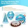 JT PET Dog Birthday Boy Party Pack with Bandana, Star Spangled Party Hat with Adjustable Elastic, Tassels and Feathery Trim, and Vegan Birthday Pie JT PET Dog Birthday Boy Party Pack with Bandana, Star Spangled Party Hat with Adjustable Elastic, Tassels and Feathery Trim, and Vegan Birthday Pie