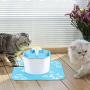 OriGlam 1.6L Pet Fountain Cat Water Dispenser, Automatic Electric Pet Drinking Water Fountain, Cat Dog Water Drinking Dispenser, Super Quiet Healthy and Hygienic Water Bowl, Health Caring for Cats Dog