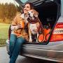 Dog Water Bowls Dog Travel Water Bottle Portable Dog Water Dispenser and Food Container Outdoor Leak-Proof Cup with 2 Collapsible Dog Bowls for Walking HikingTravelling Camping