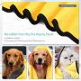SEICIPET 5 in 1 Pet Grooming Shower Brush Kit | 2pcs Dog Deshedding Glove | Absorbent Pet Bath Towel | Self Cleaning Slicker Brush for Dogs & Cats | Pet Hair Remover Brush Gloves Tool Combo Gift Set