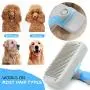 JIPOWER Self Cleaning Slicker Brush for Dogs and Cats, Pet Grooming Tool,Removes Undercoat,Shedding Mats and Tangled Hair,Dander,Dirt, Massages Particle,Improves Circulation JIPOWER Self Cleaning Slicker Brush for Dogs and Cats, Pet Grooming Tool,Removes Undercoat,Shedding Mats and Tangled Hair,Dander,Dirt, Massages Particle,Improves Circulation
