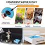 penban PVC Foldable Pet Swimming Pool, Collapsible Dog Pet Pool Bathing Tub Kiddies Pool for Dogs Cats and Kids