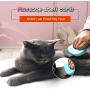 Cat Comb Pet Short Hair Removal Massaging Shell Soft Deshedding Brush Grooming and Shedding Matted Fur Remover Massage Undercoat Rake Dematting Tool for Dog Puppy Rabbit Bunny