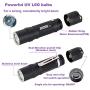 Blacklight UV Flashlight with 3 Watts UV LED,Black Filter Lens,Portable Waterproof Small Uv Light for UV Glue Curing, Pet Urine Detector Light, Leak Detector,Powered by AA (395nm)