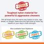 Nylabone Power Chew Curvy Dental Chew Toy for Dogs Peanut Butter Flavor Giant - Up to 50 lbs.