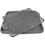 Firstco Mesh Training Toilet Potty Tray for Puppy and Small Size Dog 20.3 x 16.3 x 1.2 inch (Mint+Gray)