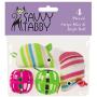 SAVVY TABBY Striped Mice and Jingle Balls Cat Toys, 4-Packs SAVVY TABBY Striped Mice and Jingle Balls Cat Toys, 4-Packs