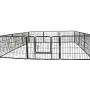 QRDA Pet Fence Folding Metal Playpen 12-Panel Exercise Outdoor Playpen 32''×24'' H QRDA Pet Fence Folding Metal Playpen 12-Panel Exercise Outdoor Playpen 32''×24'' H