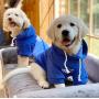 ChoChoCho Dog Hoodie Pet Clothing, Cotton Cats Hoodies, Stylish Streetwear Blue Dog Sweatshirt Tracksuits, Dog Outfit for Dog Cat Puppy Small Medium