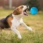 3.2 Inch Durable Pet Dog Balls Toys Rubber Squeak Dog Ball Indestructible Dog Toy Ball Interactive Toy