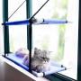 Double Stack Pet Window Perch Cat window perch Cat window bed Cat Window Perch Window Seat for Multi Cats with Durable Suction Cups Space Saving Cat Hammock Pet Resting Seat Safety Cat Shelves for Pro