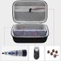 Storage & Protective Case Compatible with Dremel 7300-PT 4.8V Cordless Rotary Tool Dog Nail Grinder, Pet Nail Grooming Trimmer Bag Box with Accessories Mesh Pocket.(Case Only