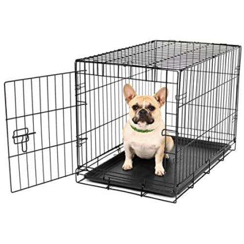 Carlson Pet Products Secure and Foldable Single Door Metal Dog Crate
