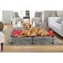 Carlson Pet Products Carlson Elevated Dog Bed, Indoor or Outdoor Dog Bed for Large Dogs, Red