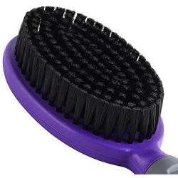 Hertzko Bristle Brush for Dogs and Cats with Long or Short Hair - Dense Bristles Remove Loose Hair, Dander, Dust, and Dirt from Your Pet’s Top Coat