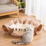 ZZK Cat Toys Foldable Mobile cat Tunnel Toy pet Mongoose pup Interactive Games Channel cat pet Supplies cat Litter Cat Spring