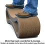 PetFusion Ultimate Cat Scratcher Lounge. [Superior Cardboard & Construction]. Beware cheaper copycats with unverified reviews