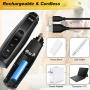 Dog Nail Grinder for Small Dog & Large Dog, Ultra Quiet Electric Painless Dog Nail Trimmer with Clipper