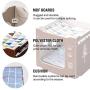 FVANF Wooden Cat House, Cat Condo with Hammock, Stackable, Cat Cube Room, Splicing Cat Climbing Combination, Cute Pet Cat Bed with Soft Cushions