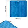 Tylu 2 Pack Pad for Dog Lick Licking Mat for Pets Fun Alternative to Slow Feeder Dog Bowls Calming Mat for Anxiety Relief Pet Lick Mat Slow Feeder Dog Licking Mat for Reducing Boredom Anxiety Relief