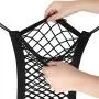 AUTOWN Car Dog Barrier, Dog Net for Car Between Seats, Pet Net Barrier Front Seat, Car Mesh Barrier Back Seat, Universal Stretchy Car Seat Storage Mesh Net