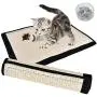 Cat Scratch Pad 2PK Non Scratch Pads Couch Corner Kitty Scratching Bed Post Tree Ramp Cardboard Replacement, Sisal Thin Scratcher Mat with Velcro Pins Protecting Furniture Sofa Chair Desk Legs 16X12in Cat Scratch Pad 2PK Non Scratch Pads Couch Corner Kitty Scratching Bed Post Tree Ramp Cardboard Replacement, Sisal Thin Scratcher Mat with Velcro Pins Protecting Furniture Sofa Chair Desk Legs 16X12in