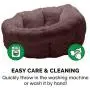 Furhaven Pet Dog Bed - Cooling Gel Memory Foam Faux Fleece and Chenille Soft Woven Traditional Sofa-Style Living Room Couch Pet Bed with Removable Cover for Dogs and Cats Furhaven Pet Dog Bed - Cooling Gel Memory Foam Faux Fleece and Chenille Soft Woven Traditional Sofa-Style Living Room Couch Pet Bed with Removable Cover for Dogs and Cats