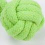 XIHONGSHIR Dog Balls Chew Toys, Cotton Ball Toys, Dog Toys Balls Tough, Dog Toy Balls with Rope, Dog Tooth Cleaning Toy Balls, Nontoxic Bite Resistant,(1Pink + 1Green),Pink+Green