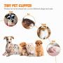 Conico Dog Clipper Pet Cat Puppy Groomer Cordless Electric Dogs Trimmer with Low Noise, Dog Grooming Clippers for Trimming The Hair Around Paws, Ears and Other Small Areas