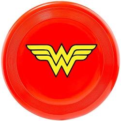 Buckle-Down Dog Toy Frisbee Flyer Wonder Woman Logo Red