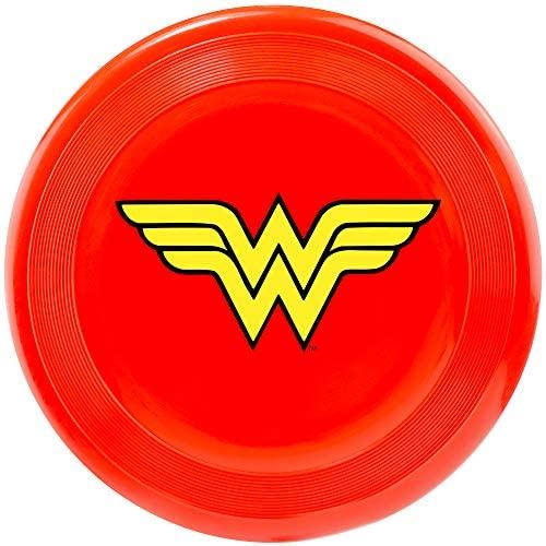 Buckle-Down Dog Toy Frisbee Flyer Wonder Woman Logo Red