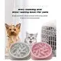 GAILANG Dog Slow Feeder Bowl, Non Slip Eco-Friendly Durable Non-Toxic Preventing Choking Healthy Design Bowl for Dog Pet Slow Feeder GAILANG Dog Slow Feeder Bowl, Non Slip Eco-Friendly Durable Non-Toxic Preventing Choking Healthy Design Bowl for Dog Pet Slow Feeder