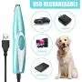 STARRYFIELD Dog Clippers- Rechargeable Cordless Cat and Dog Clippers, Low Noise Electric Pet Trimmer, Pet Clipper for Trimming The Hair Around Face, Eyes, Ears, Paw, Rump STARRYFIELD Dog Clippers- Rechargeable Cordless Cat and Dog Clippers, Low Noise Electric Pet Trimmer, Pet Clipper for Trimming The Hair Around Face, Eyes, Ears, Paw, Rump