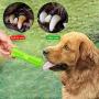 Emoly Dog Toothbrush Care Cleaning Stick - Dog Toothbrush Chew Toy Stick for Dog Dental Care- Safe, Bite Resistant Natural Rubber Toy Bone for Teeth Cleaning- Suitable for All Breed of Dogs (Green)