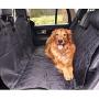 BarksBar Pet Car Seat Cover with Seat Anchors for Cars, Trucks and SUVs, Water Proof and Non-Slip Backing Regular, Black