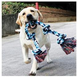 DIY House Large Dog Chew Rope Toys for Aggressive Chewers Rope Chew Toys for Large Medium Dogs Indestructible Tug of War Durable% Rope Toy for Large Breed Toy