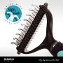 RUBOLD Dematting Tool for Dogs - Cat and Dog Brush for Shedding and Removing Mats - Undercoat Rake Comb for Safe and Gentle Grooming - Designed for Medium and Long Haired Cats Dogs and Every Other Pet