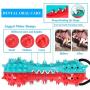 Suction Cup Dog Toy, Natural Rubber Puppy Training Teeth Cleaning Rope Chew Toys for Aggressive Chewers, Interactive Tug of War Treat Balls for Pet, Toothbrush Bone for Boredom Small Medium Large Dogs