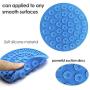 GeeRic Dog Lick Pad 2 Pieces Dog Lick Mat Pet Lick Mat Slow Feeders Distraction Device with Suction Cup to Wall for Bath Grooming, Bonus 1 Spatula+1 Brush