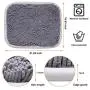 Pet Snuffle Mat for Dogs 21 x 17'', Interactive Dog Toys, Pet Snuffle Mat for Cats Dogs Bowl Travel Use, Alternative to Dog Bowls, Activity Fun Play Mat for Relieve Stress Restlessness Machine Washable